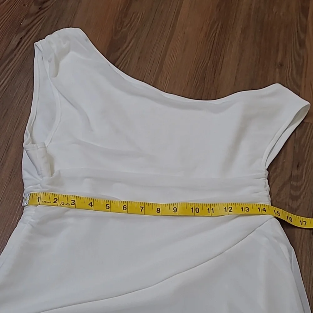 SHEIN White One-Shoulder Dress‎ zise 1XL NEW